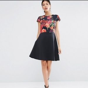 TED BAKER like new! A- line floral dress